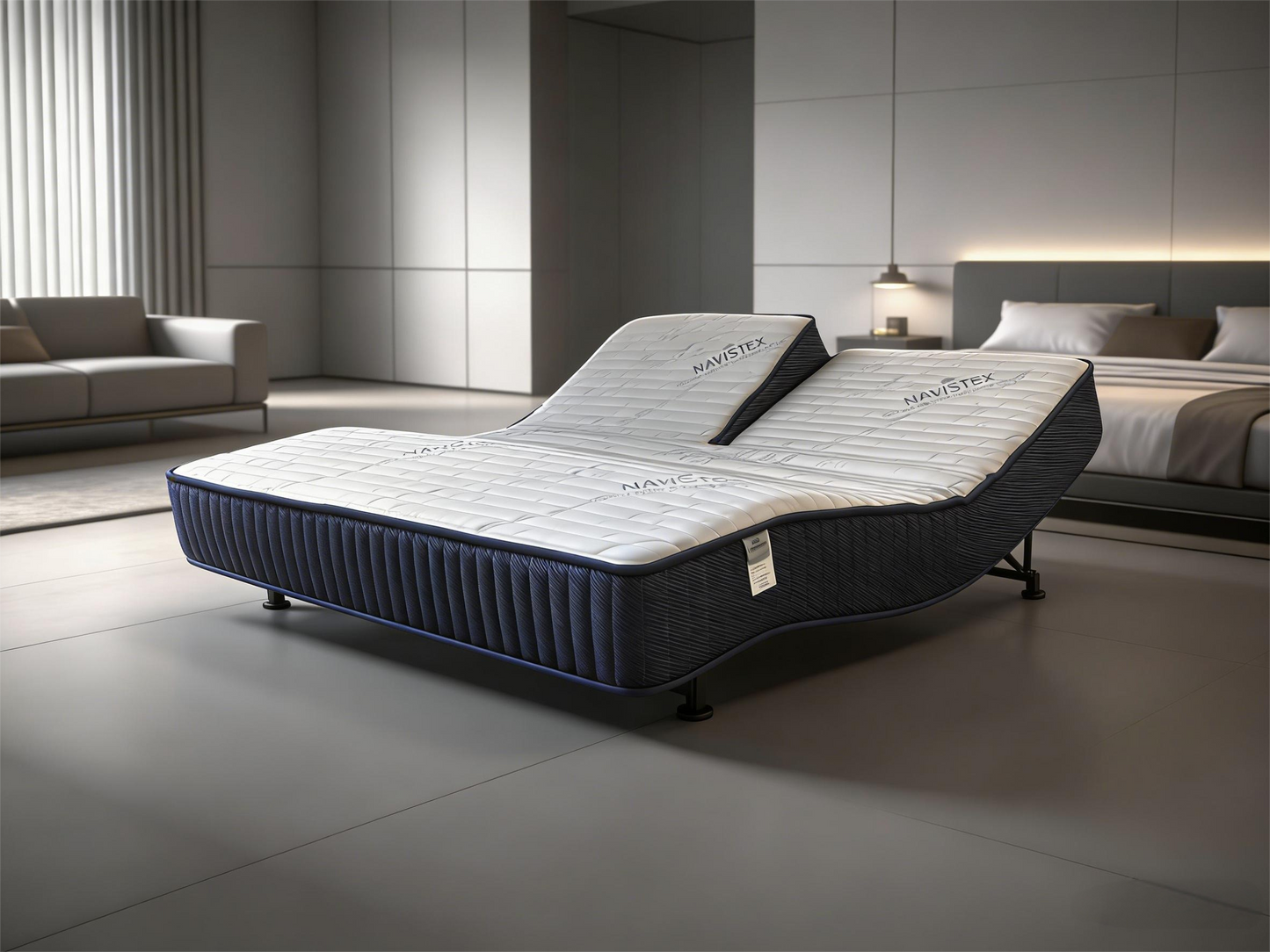 Split-Head Multifunctional Smart Mattress