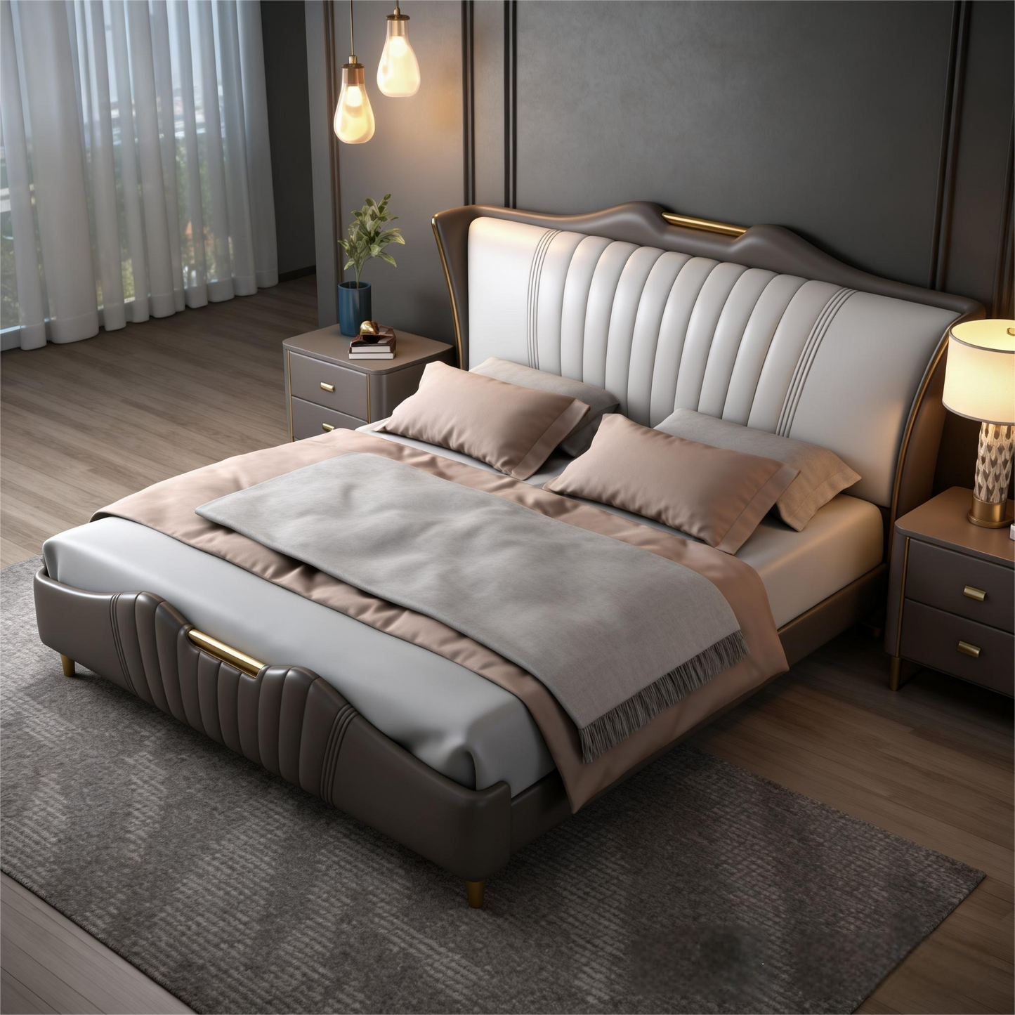 Modern Minimalist Bed