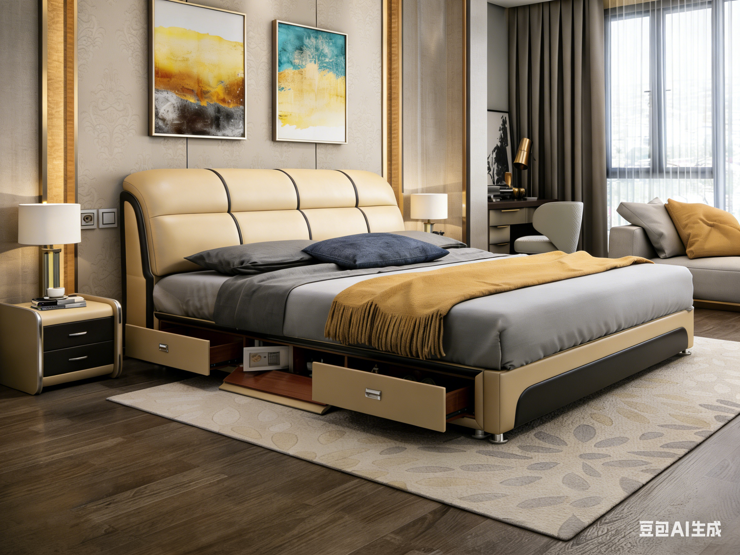 Modern Luxury Multifunctional Bed