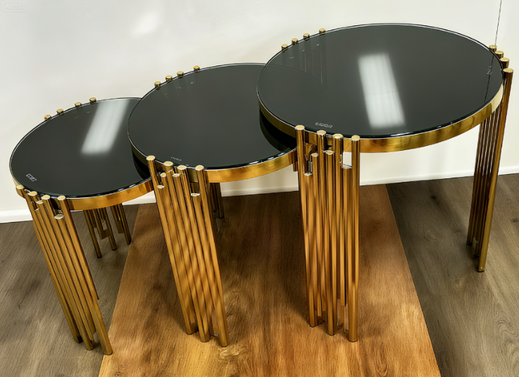 Modular Gold Coffee Table