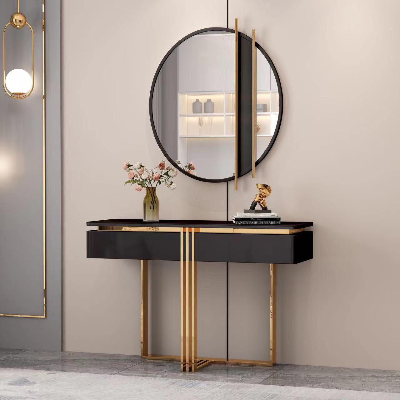 Black Framed Wall Mirror