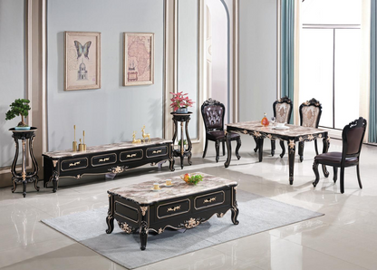 Black High-Gloss TV Cabinet