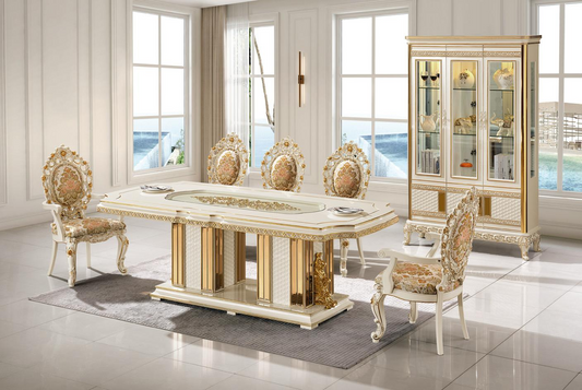 Gold Pattern Dinning Chair