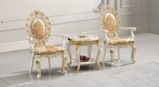 Gold Pattern Vintage Chair