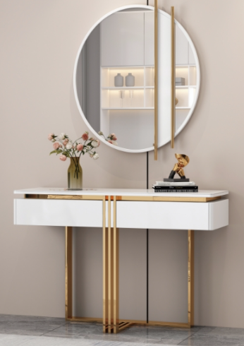White High-Gloss Hall Table