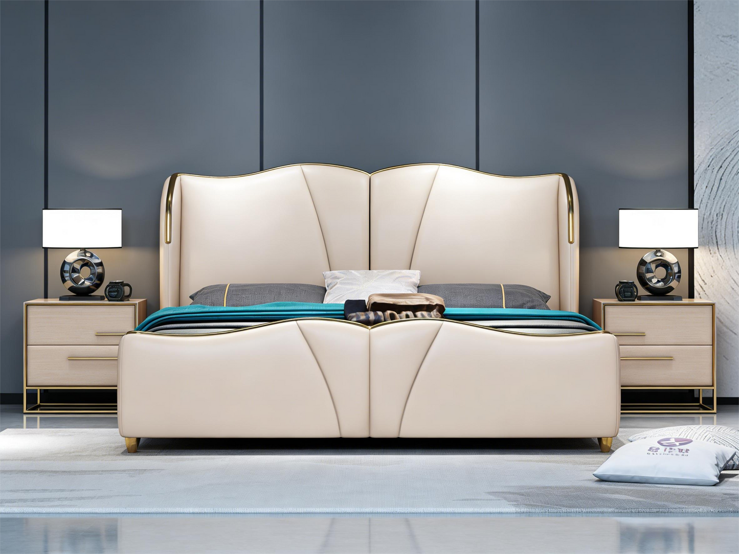 Luxury Arched Upholstered Bed