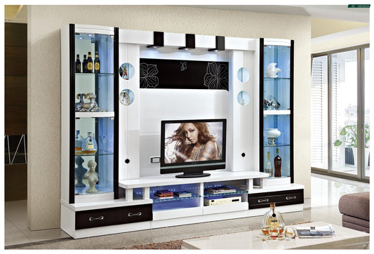 Modern Fashion Full-Wall Media Console System