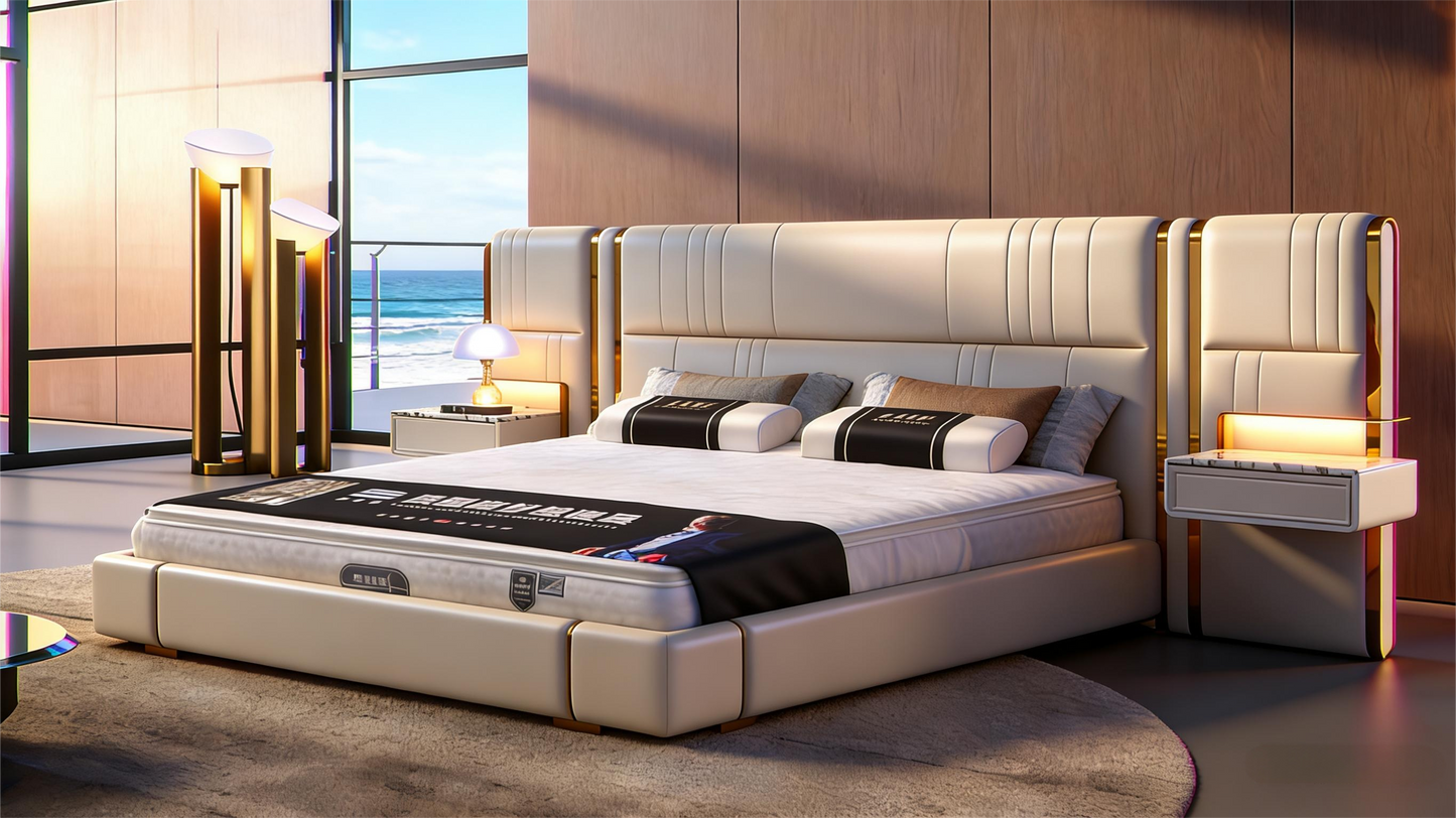 Extra-wide bed