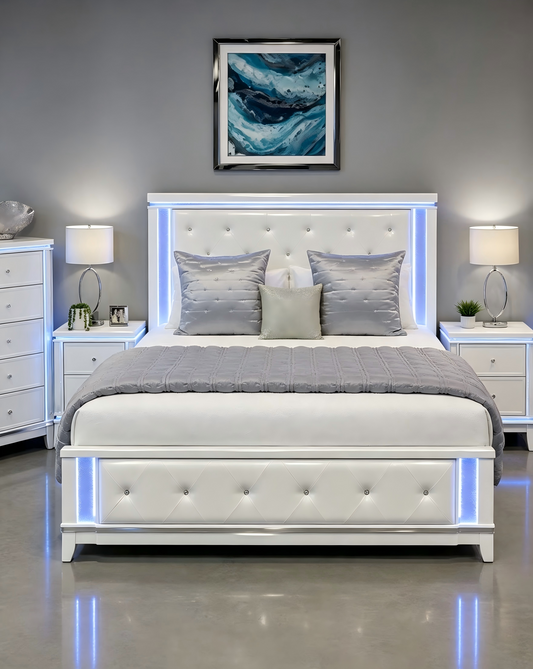 Modern Luxury LED Bed