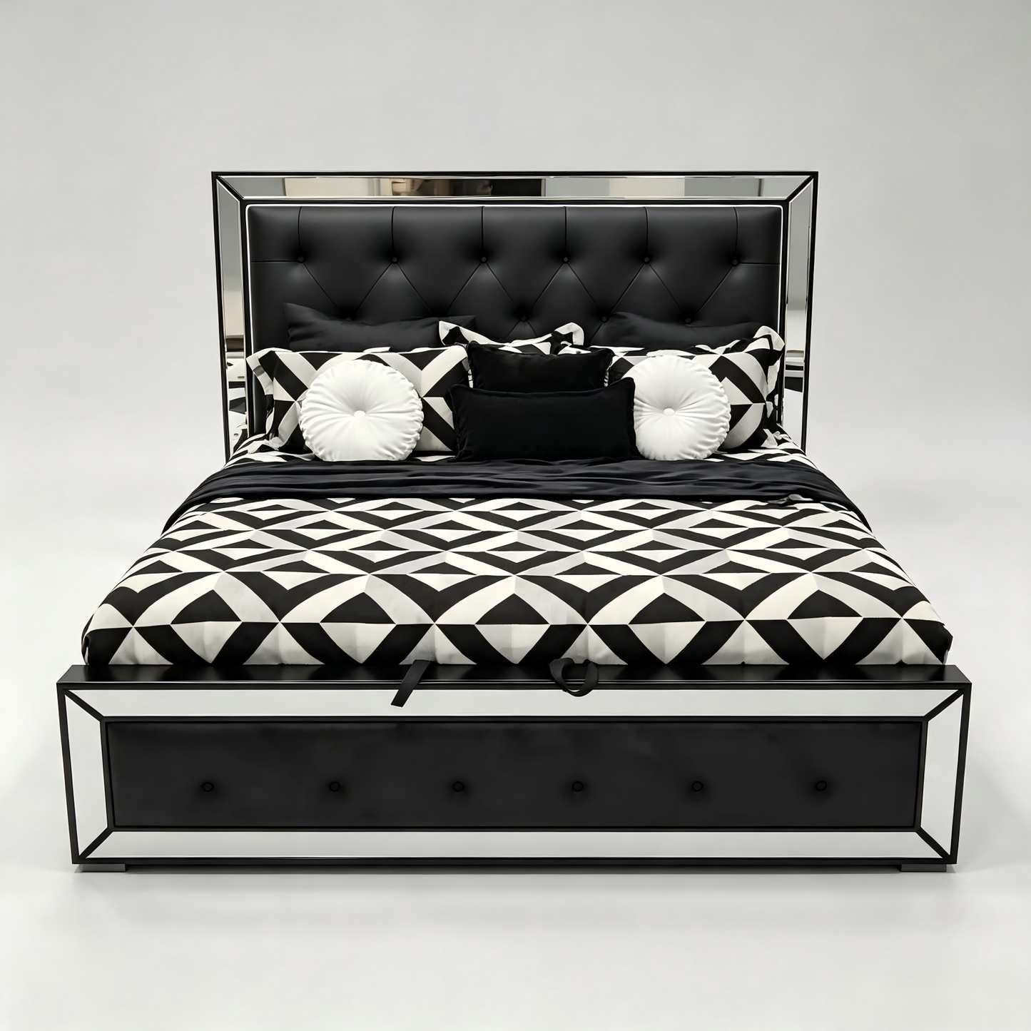 Modern Luxury Black Bed