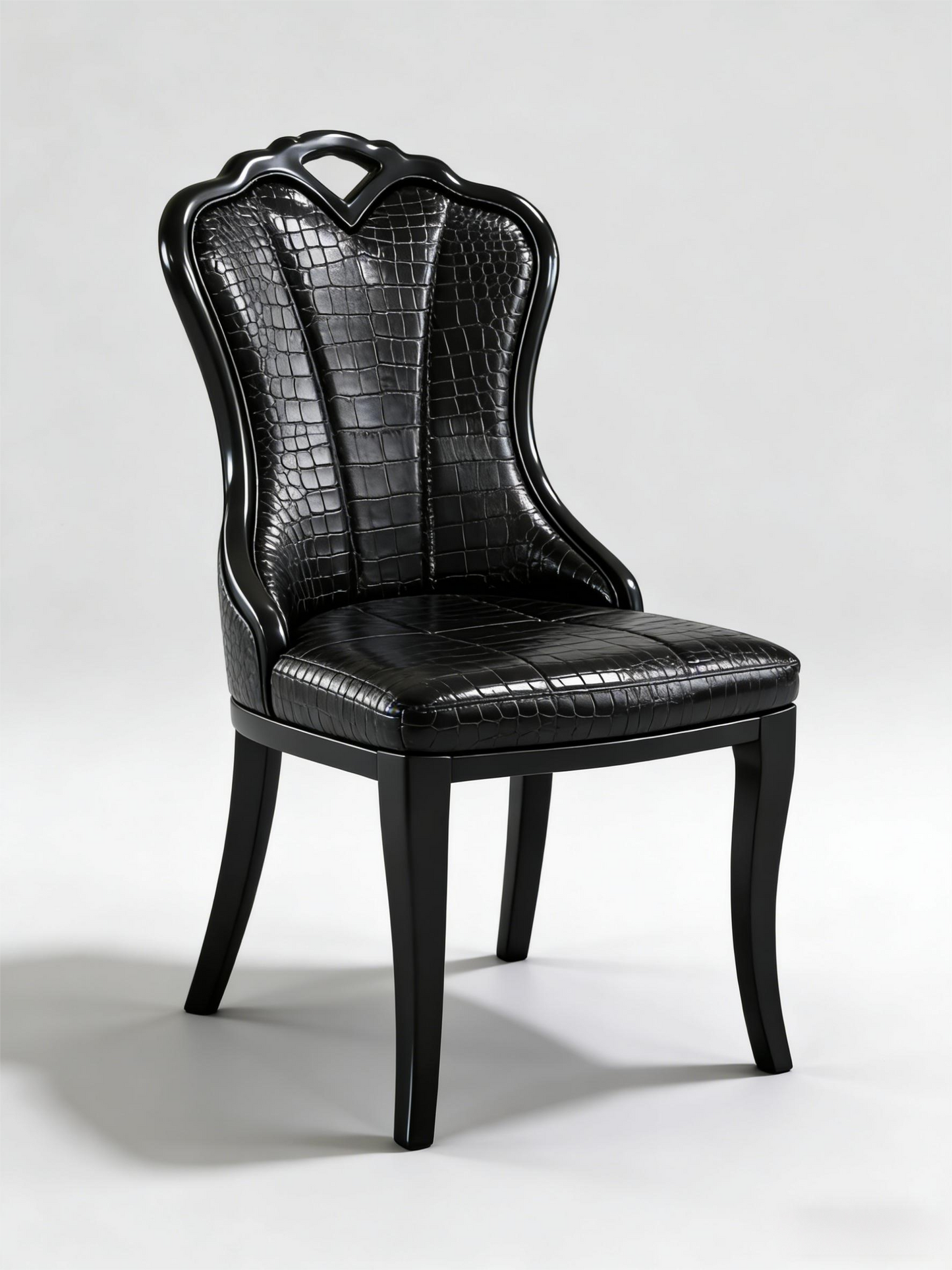 Luxury French Style Leather Dining Chair