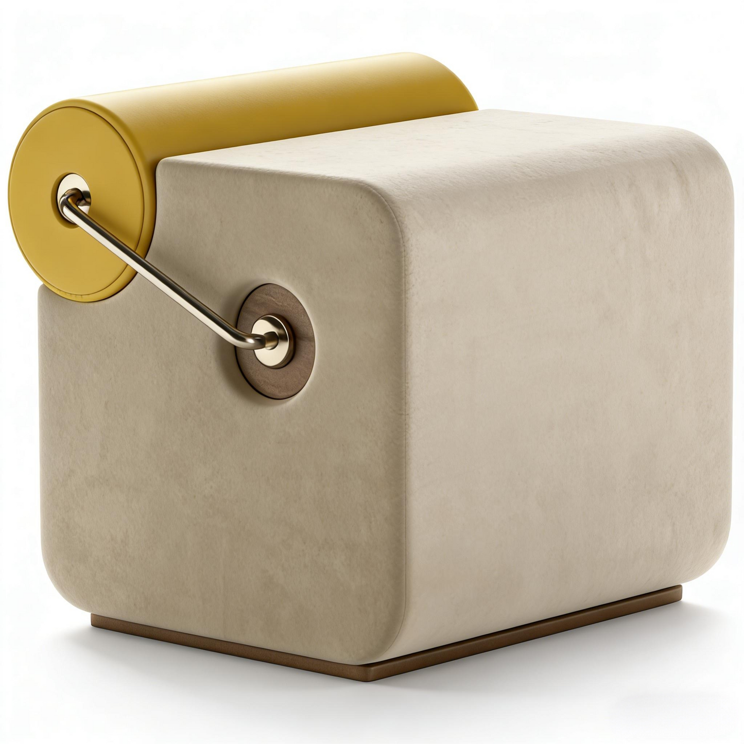 Movable Arm Low Stool