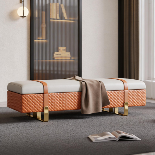 Luxury Quilted Bench