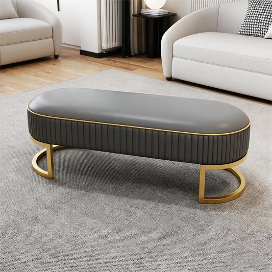 Italian Luxury Leather Bench
