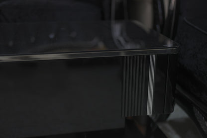 Black 2 Drawers TV Cabinet