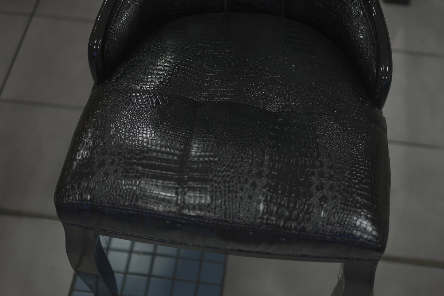 Crocodile Leather Chair