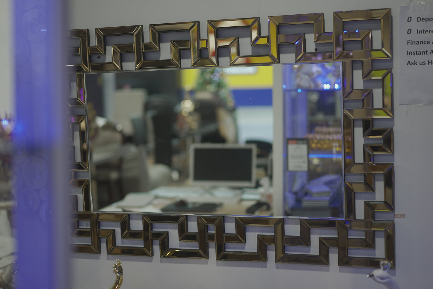 Golden Frame Mirror