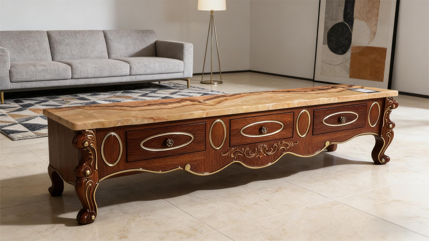 French Classical TV Cabinet