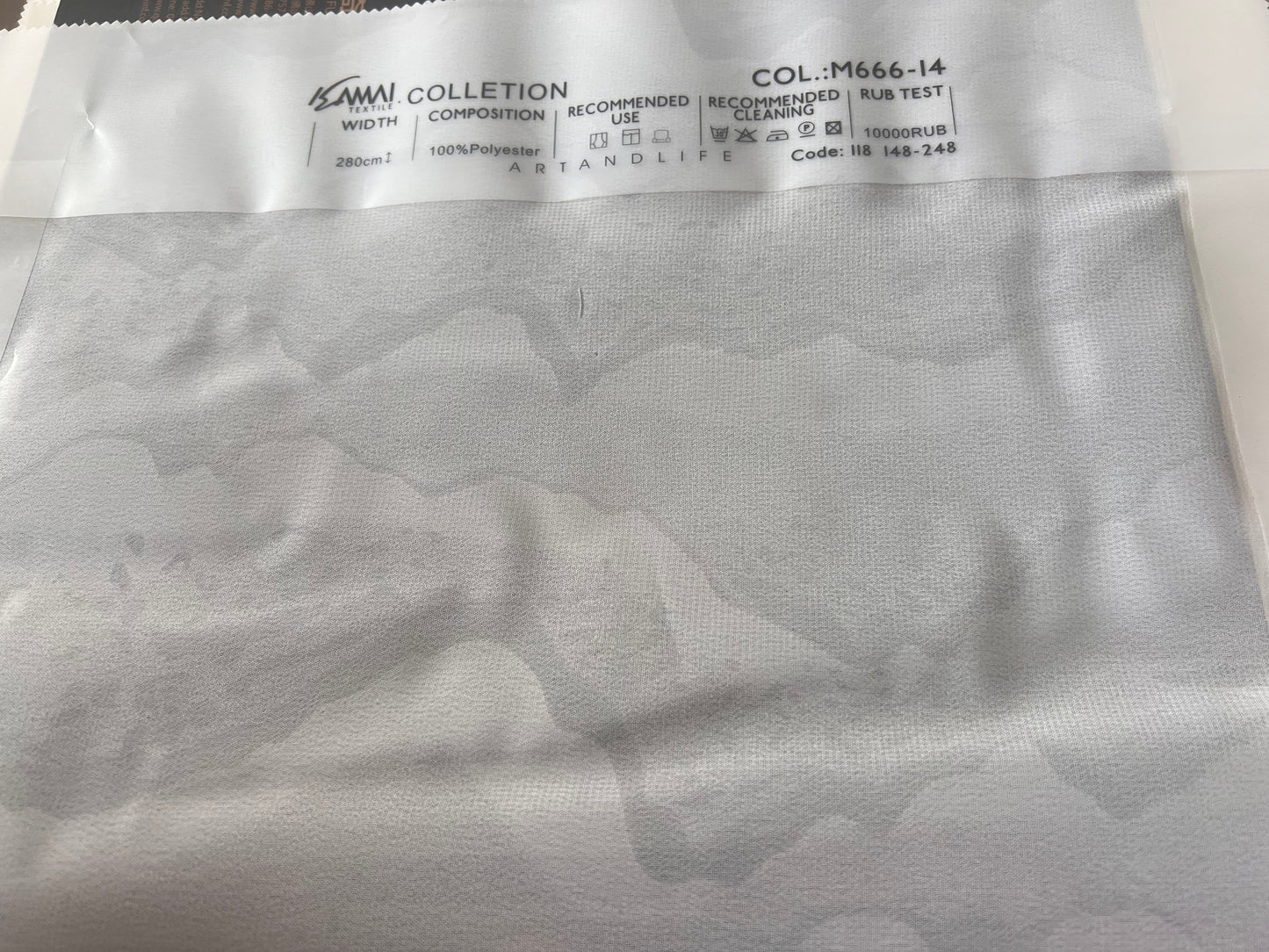Curtain - Sheer Promotion Discount Sheer (Free Track Free Installation)
