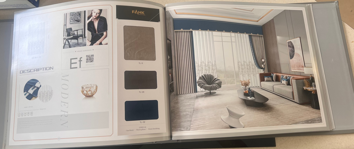 Curtain Styles Choices - FANK B (Free Track Free Installation)