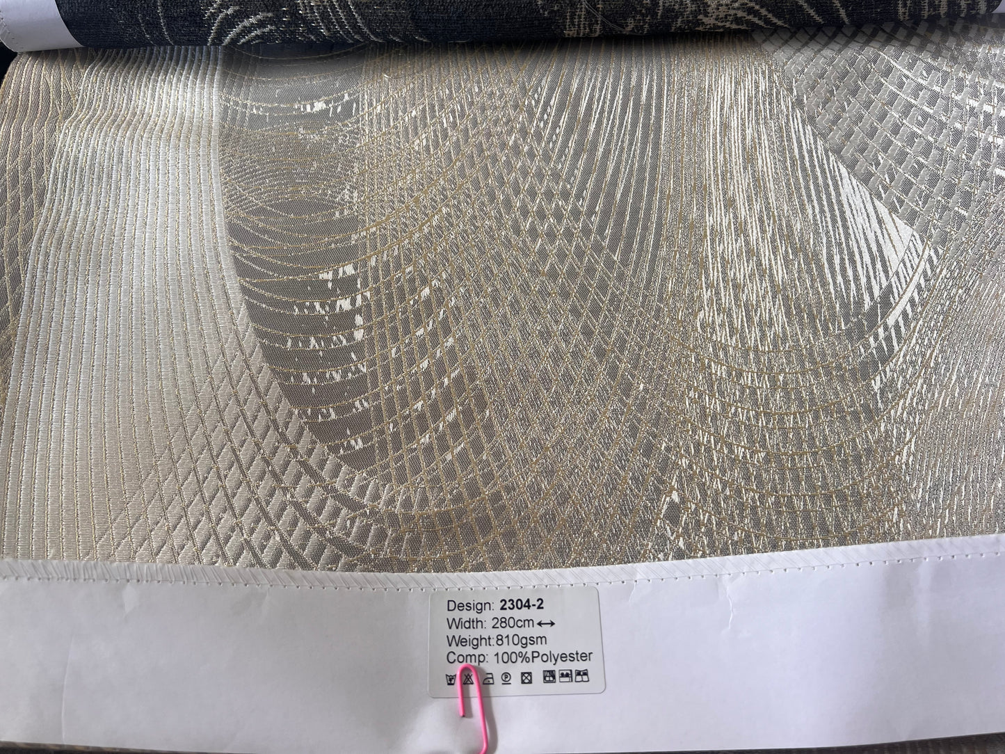 Curtain Main Fabric EILEEN GRAY B (Free Track Free Installation)