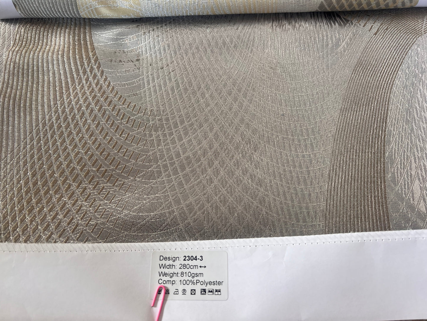 Curtain Main Fabric EILEEN GRAY B (Free Track Free Installation)