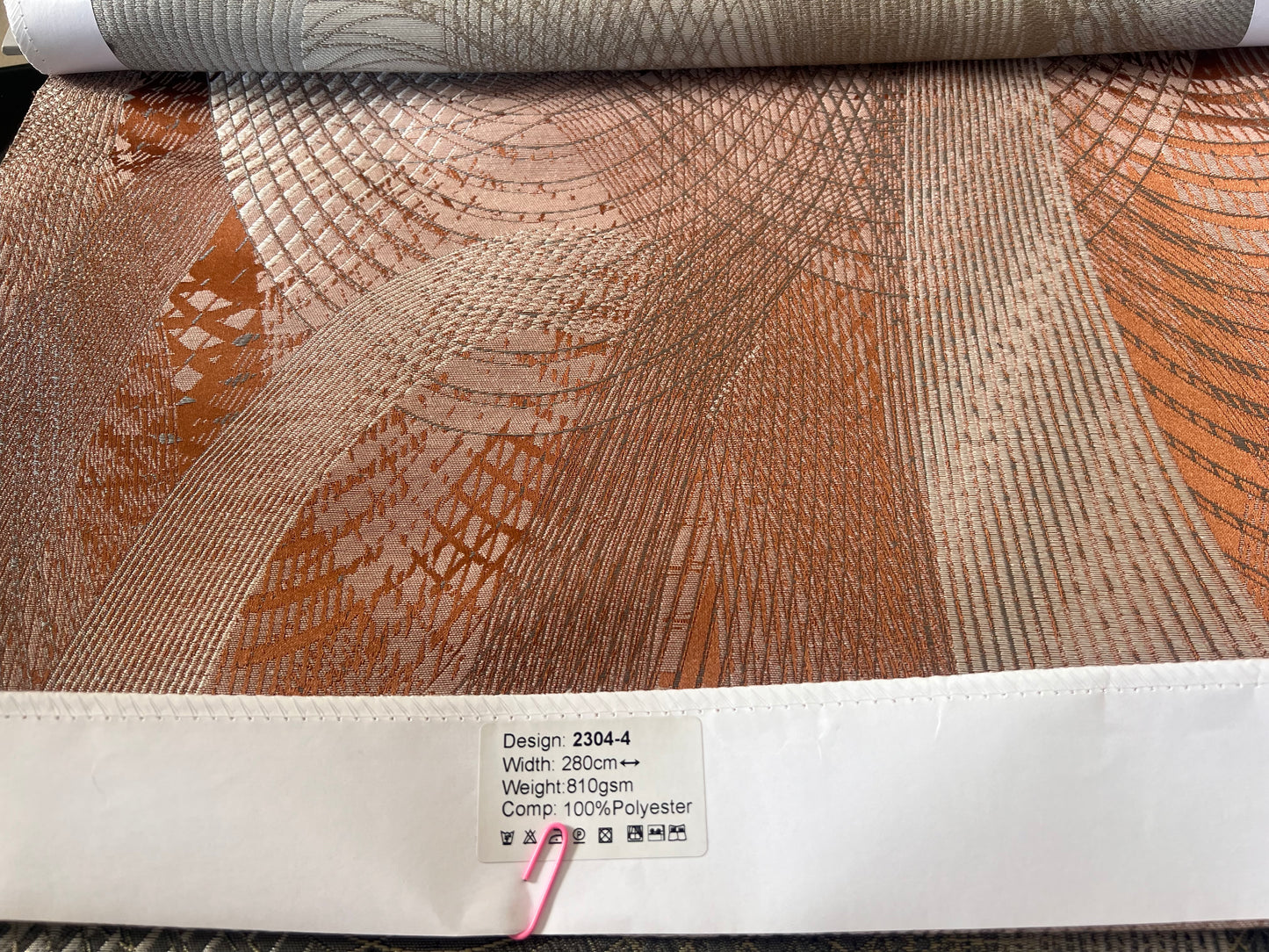 Curtain Main Fabric EILEEN GRAY B (Free Track Free Installation)