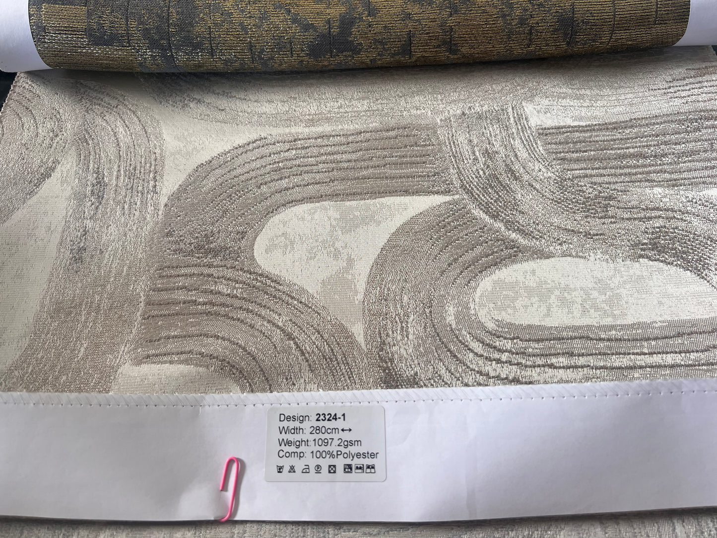 Curtain Main Fabric EILEEN GRAY B (Free Track Free Installation)