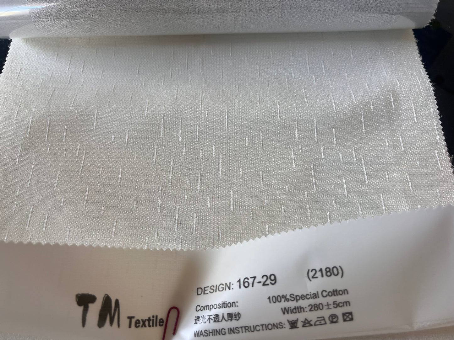 Curtain Sheer Class A - TM Series(Free Track Free Installation)