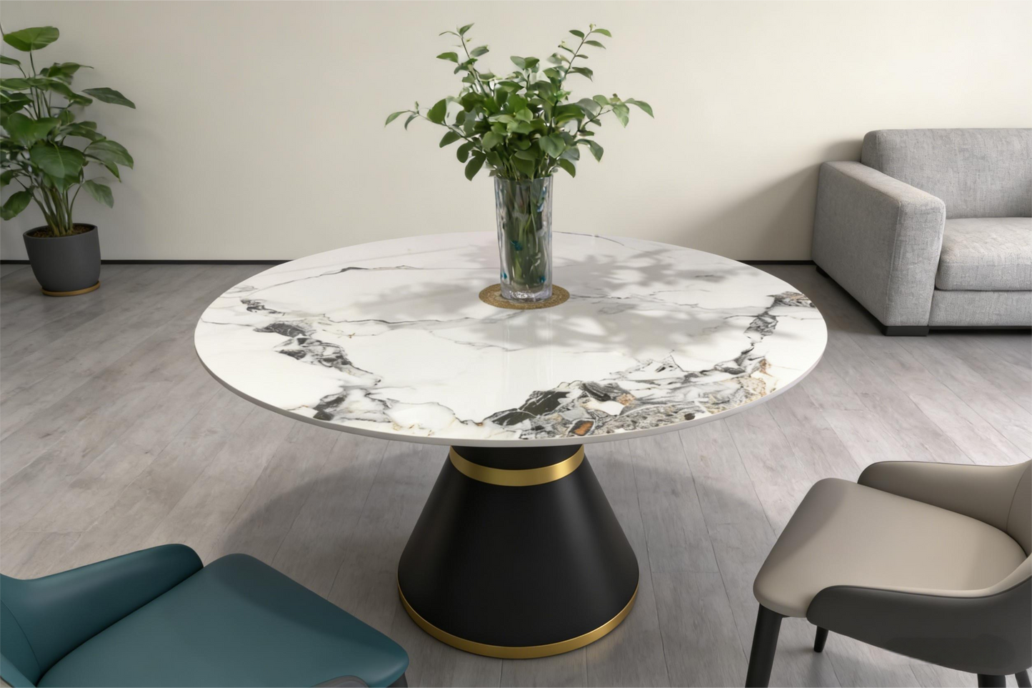 Modern Luxury Marble Round Dining Table