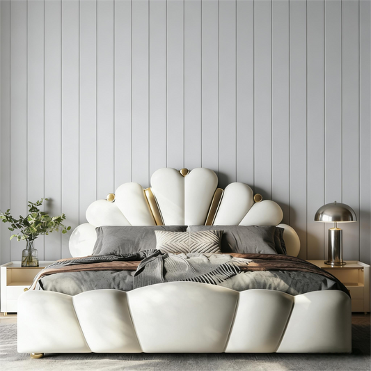 A Luxury Petal-Shaped Bed