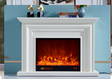 American-style minimalist electric fireplace