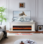 American-style minimalist electric fireplace