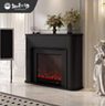 Minimalist electric fireplace
