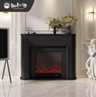 Minimalist electric fireplace